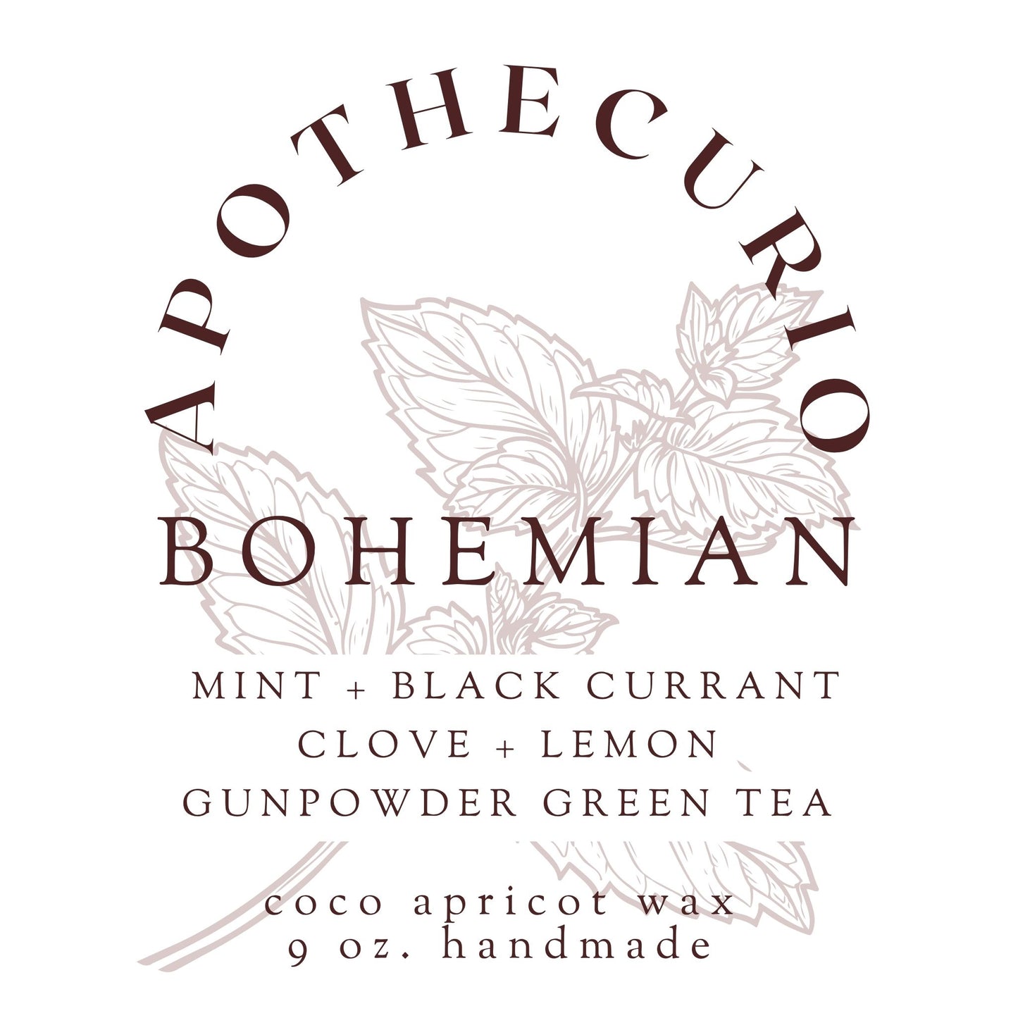 Bohemian Candle - 9oz | Apothecurio