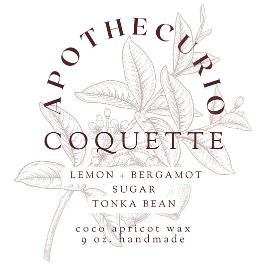 Coquette Candle - 9oz | Apothecurio