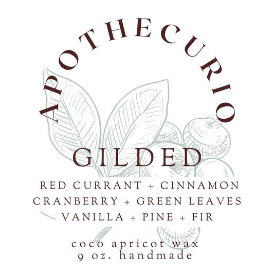 Gilded Candle - 9oz | Apothecurio
